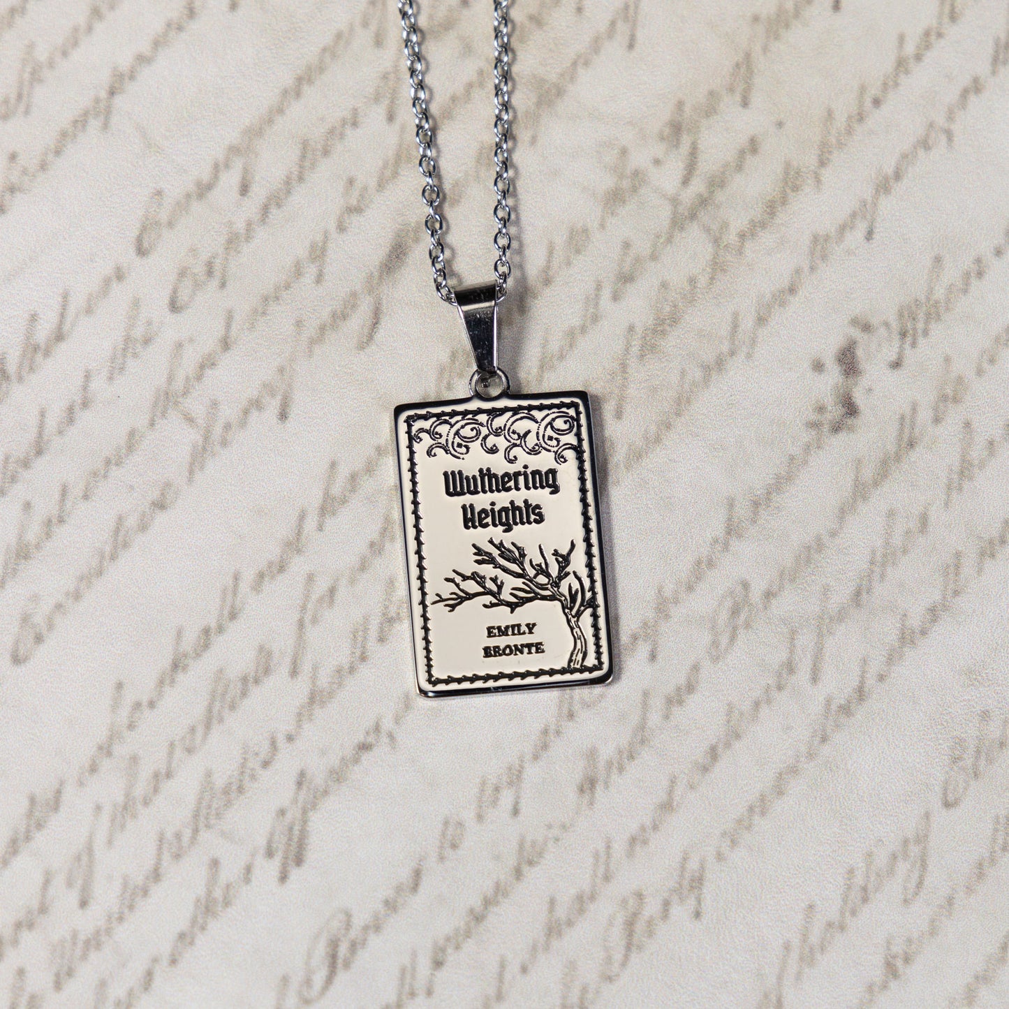 Wuthering Heights Book Necklace