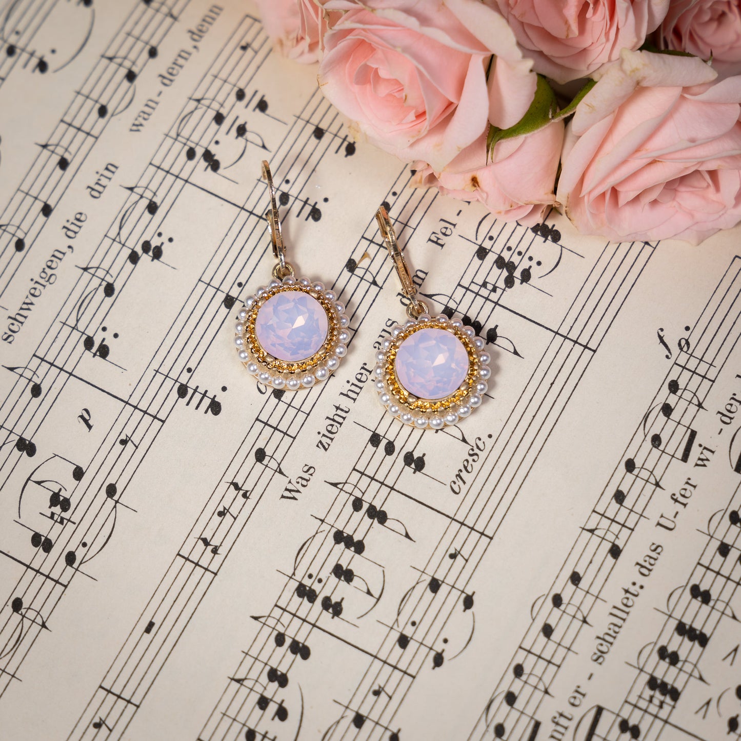 Regency Vintage Crystal Drop Earrings