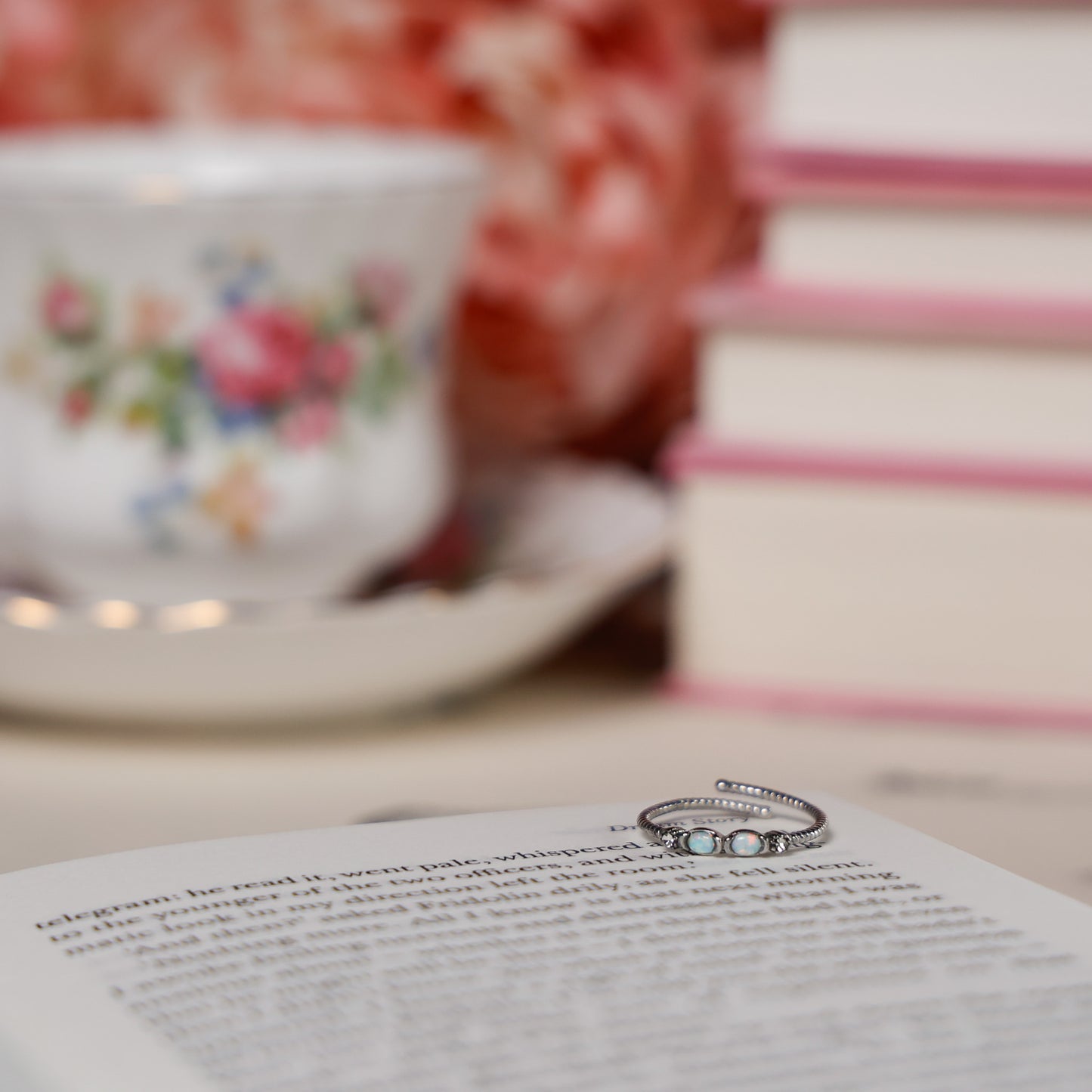 Dainty Opal Ring