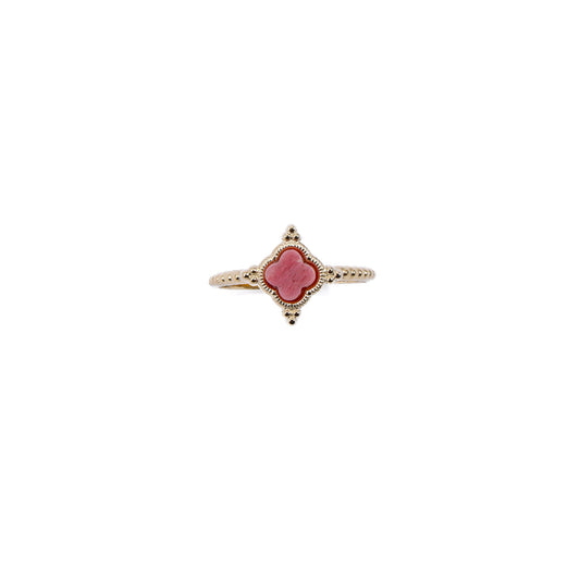 Clover Ring Pink