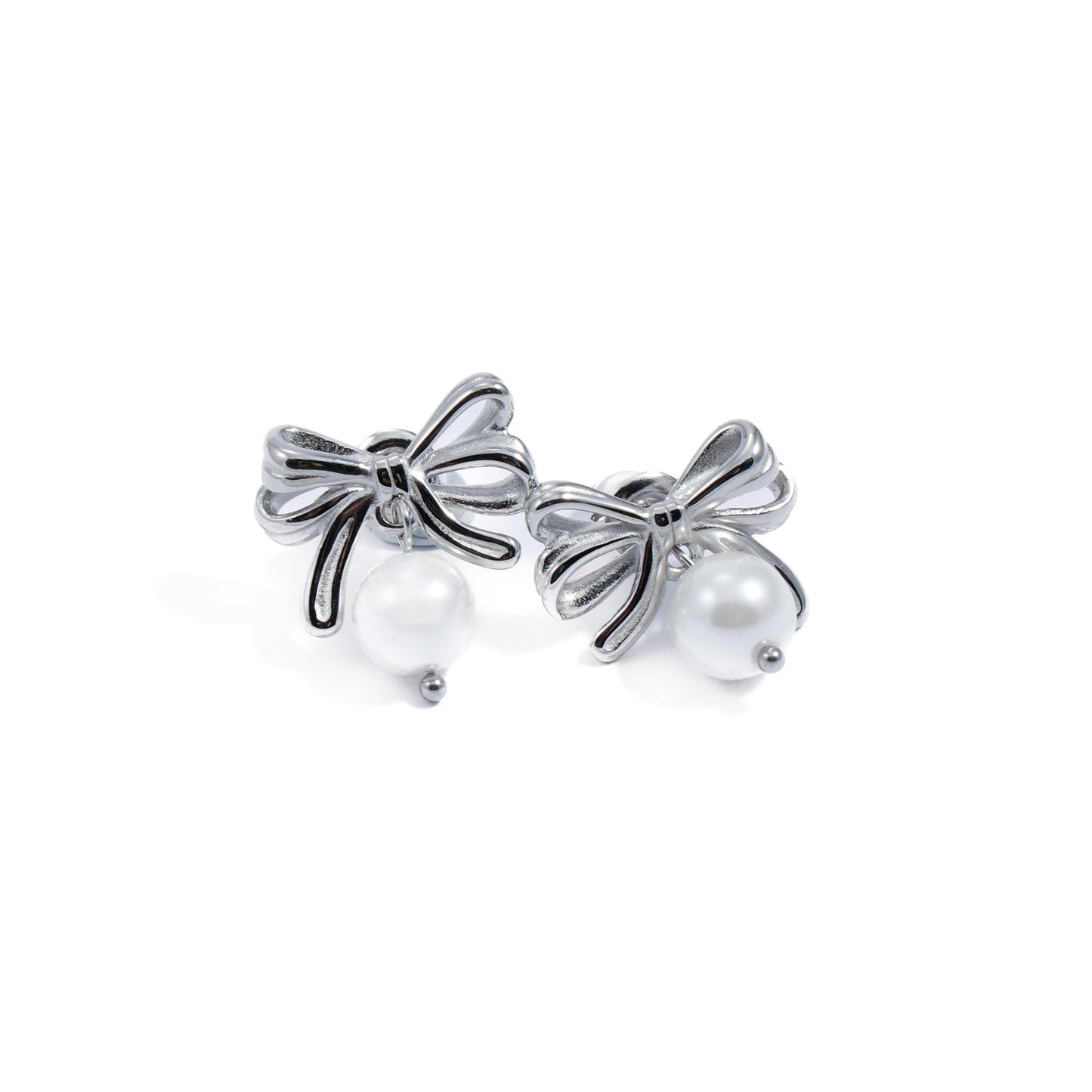 Diana Pearl Bow Earring