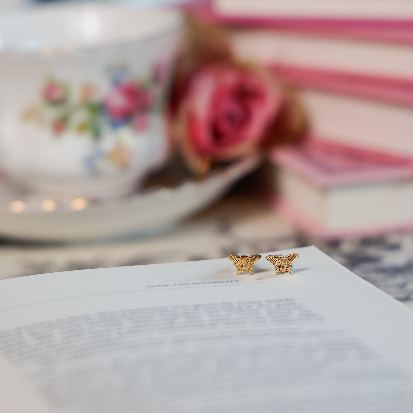 Butterfly Stud Earrings