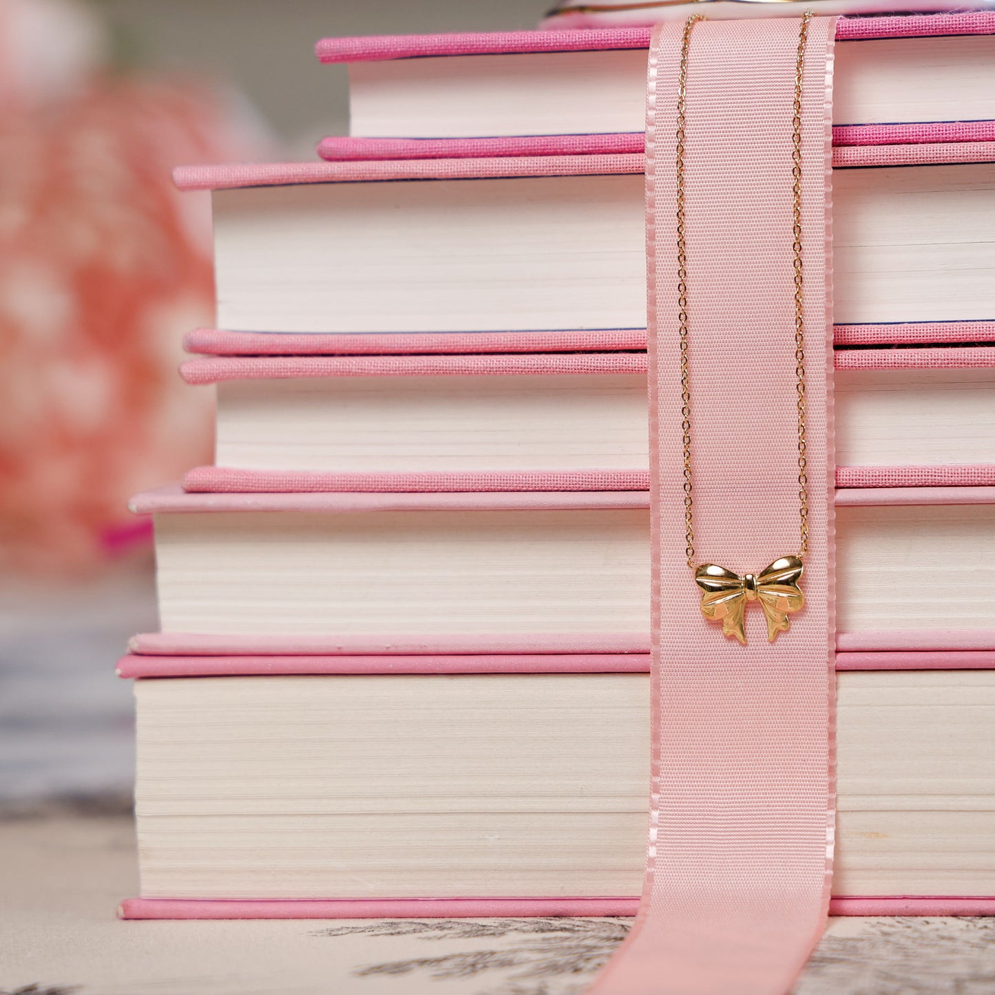 Delicate Bow Necklace