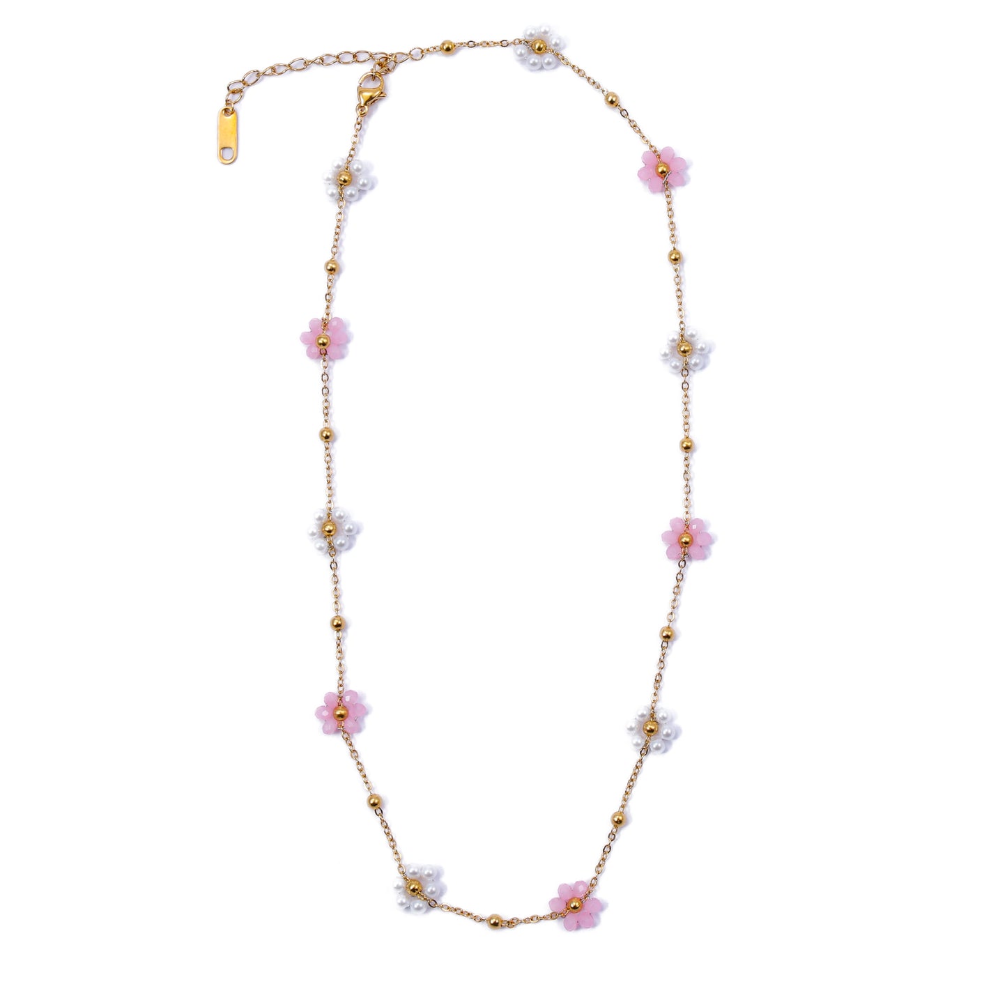 Rosie's Pink Fleurie Necklace