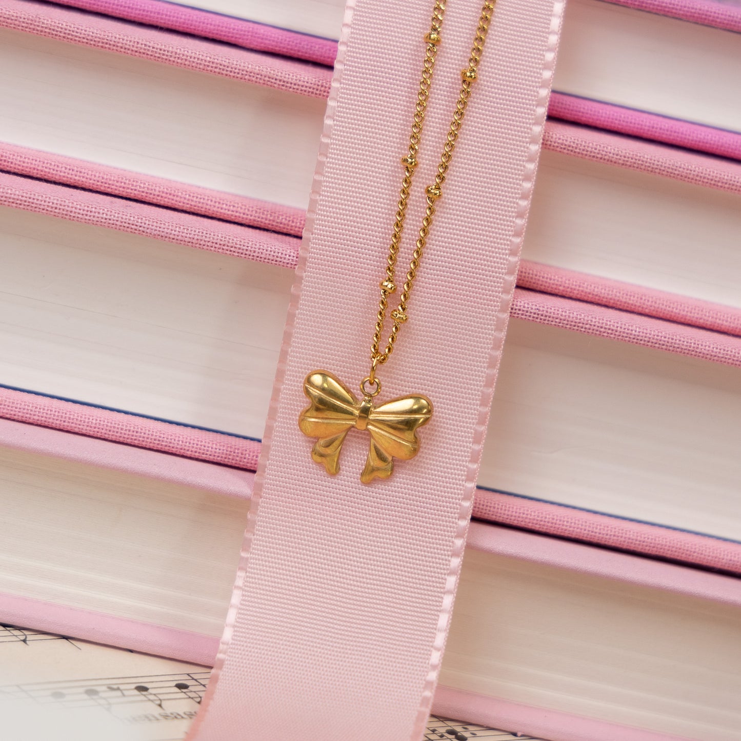 Rosie's Bow Necklace